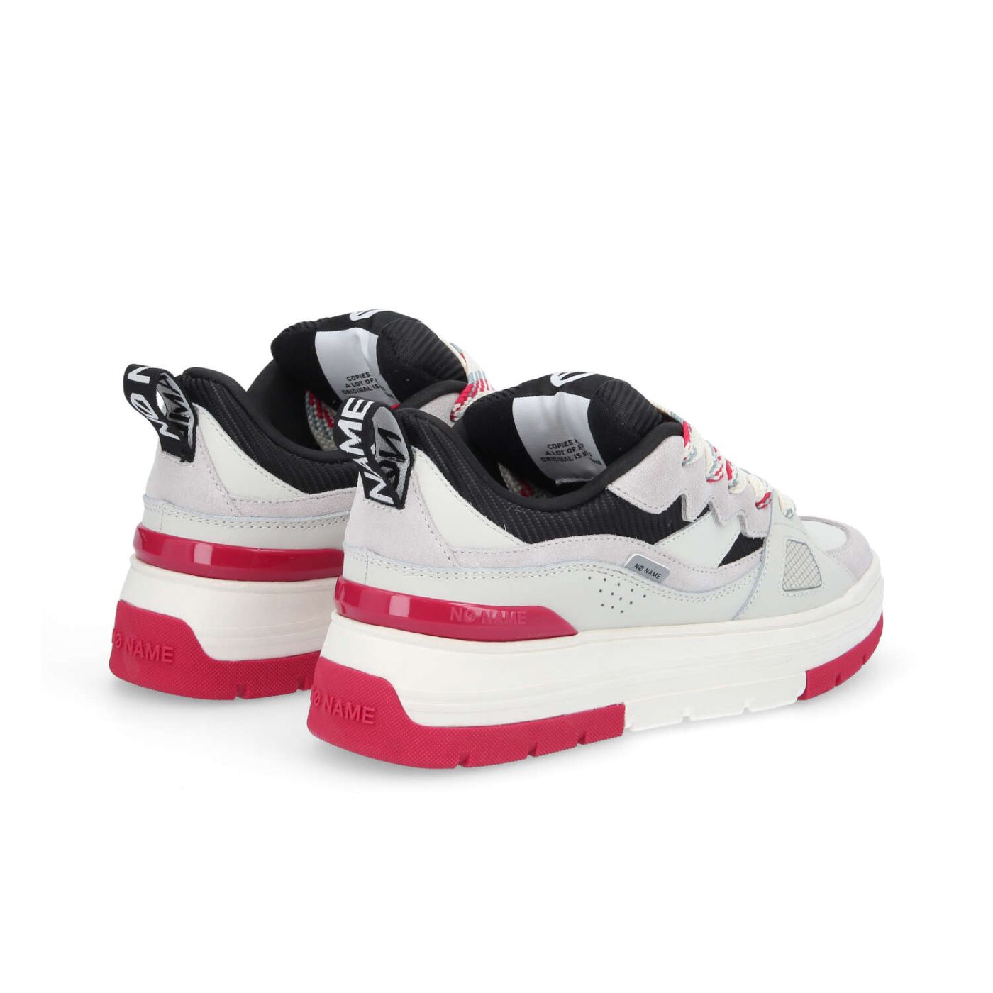 NOLLIE SNEAKER W  -  NAPPA/NUB/STRAW  - BIANCO SPORCO/ROSSO